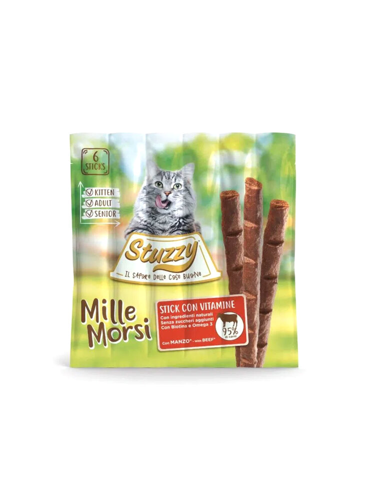 COD.2043600 STUZZY CAT MILLEMORSI MANZO 10x5g