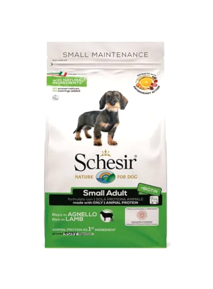 COD. 2080303 SCHESIR NATURAL SELEC. DRY DOG SMALL AGNELLO 4,5Kg