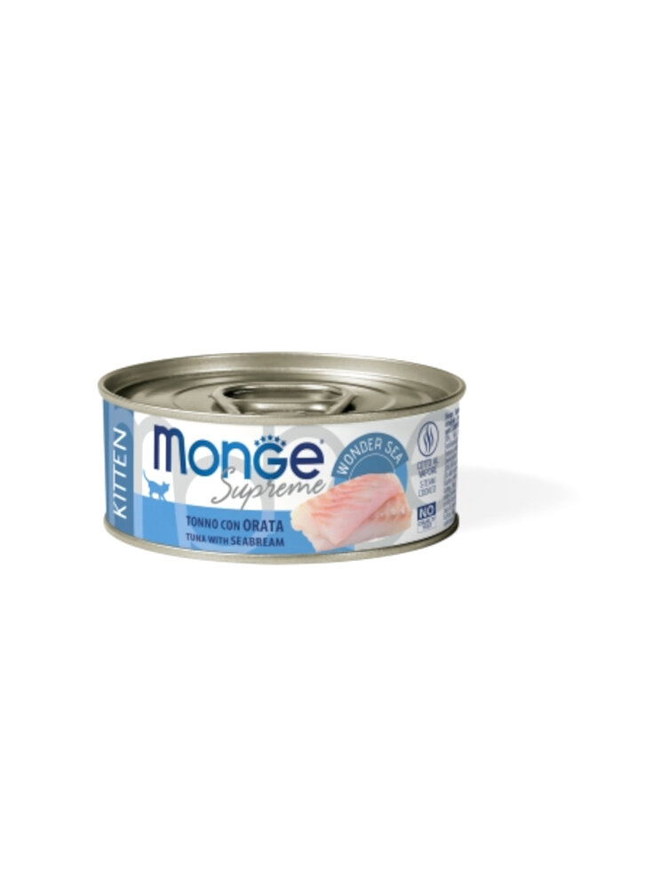 Monge SUPREME KITTEN Tonno Orata lattina 80g - gatto