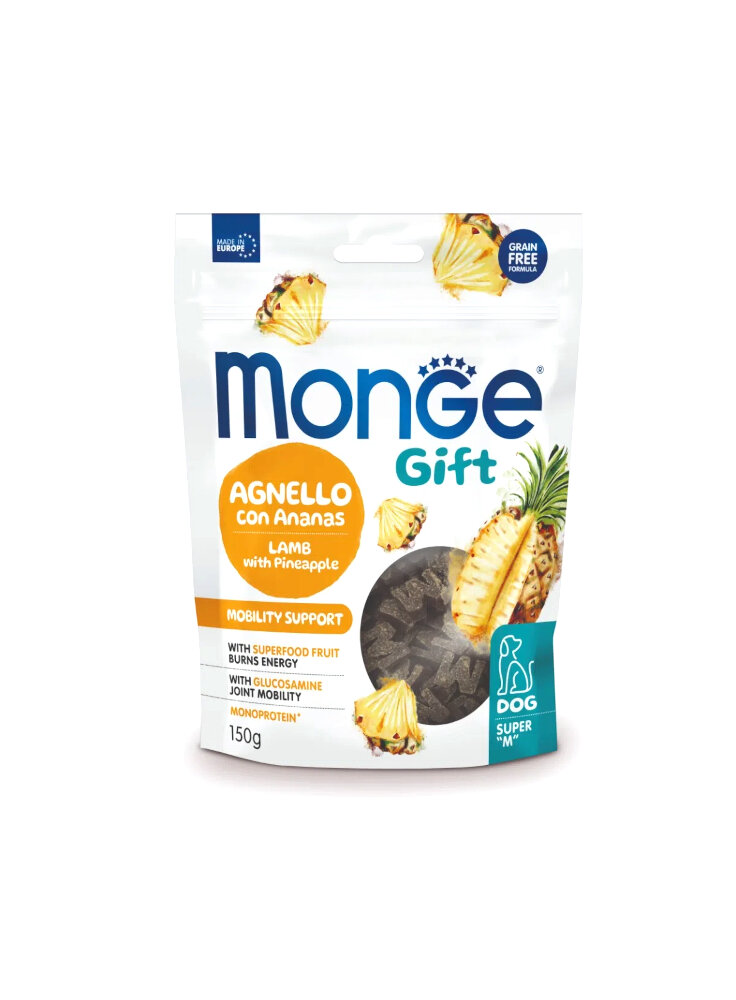 Monge GIFT SUPER M Mobility support Agnello con ananas 150g - cane