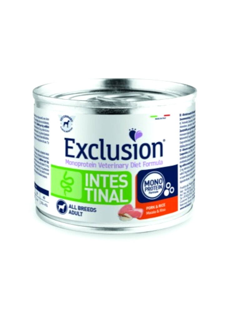 EXCLUSION DIET DOG INTESTINAL PORK & RICE 200g wet