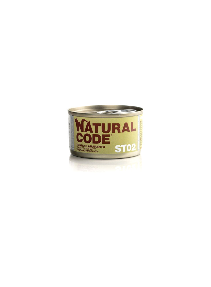 CODE STERIL 02 TONNO E AMARANTO Lattina 85g - CAT