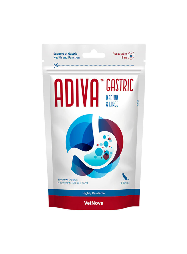 ADIVA Gastric Medium & Large 30Chews - cane