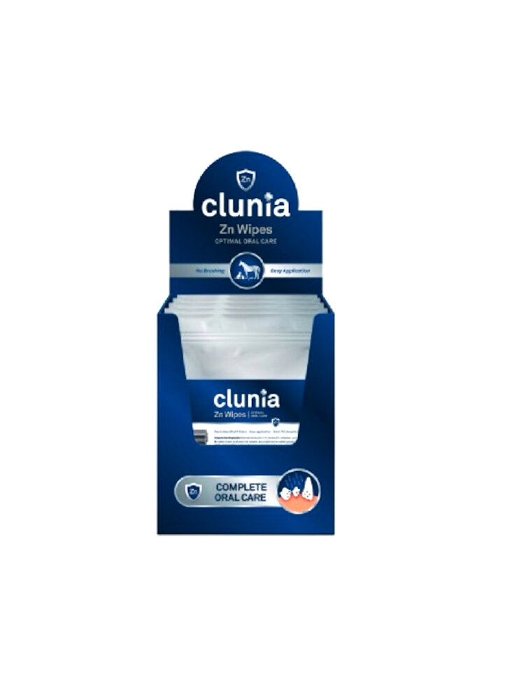 CLUNIA Zn Wipes - Display Box 20 pezzi da 10 salviette