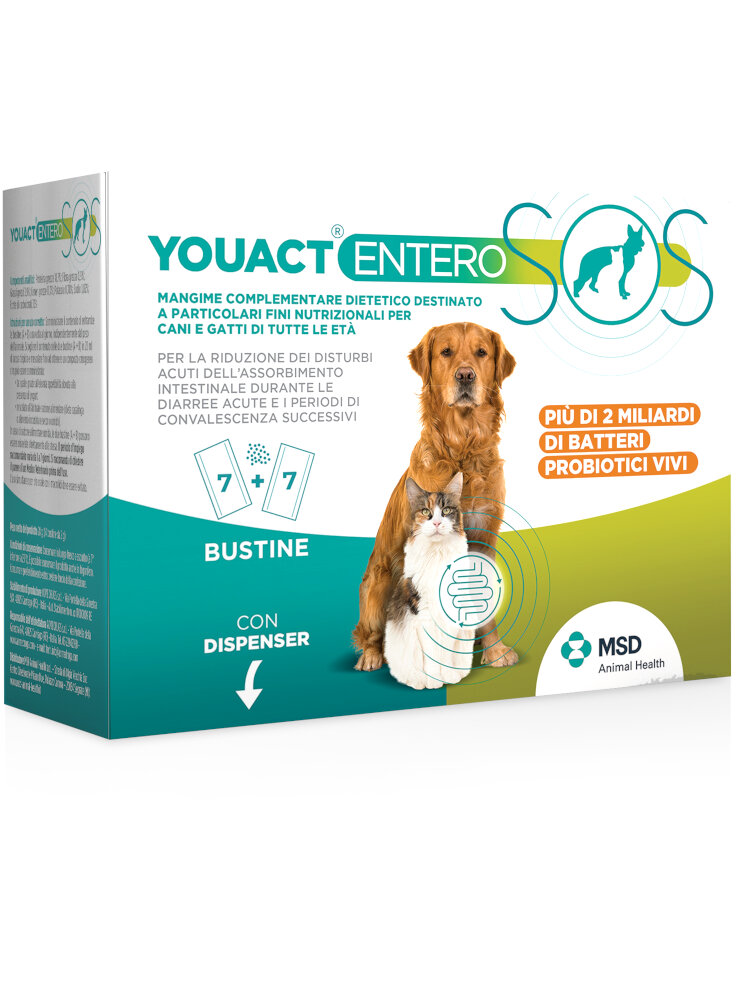 Youact Entero SOS dogs and cats 14x 2g