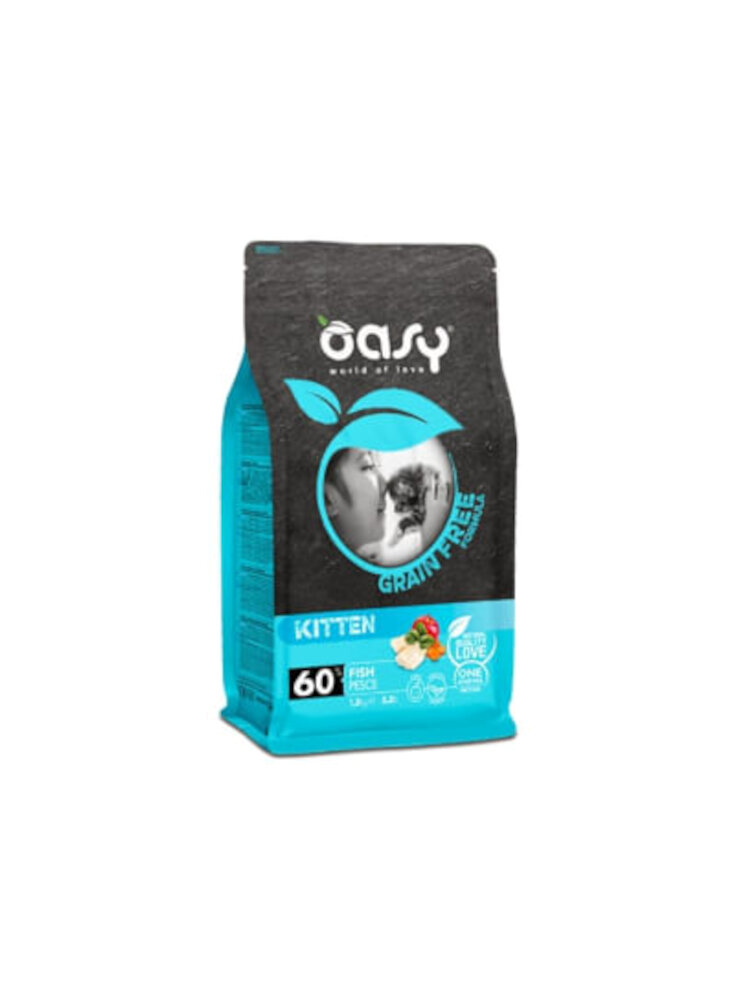 Oasy Dry Dog Grain Free - Adult Small/Mini Pesce