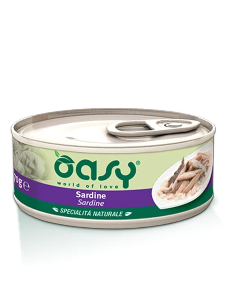 Oasy wet cat - Sardine lattina 70g