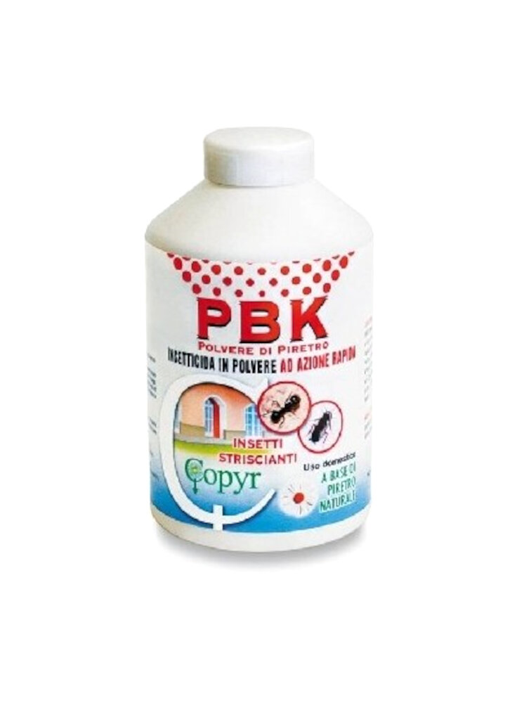 PBK polvere PIRETRO INSETTICIDA 250g