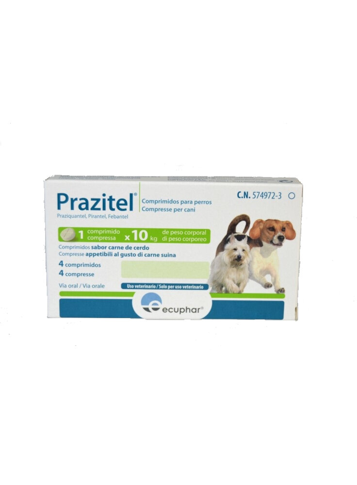 PRAZITEL 4cpr - CANE Tg. Piccola/Media