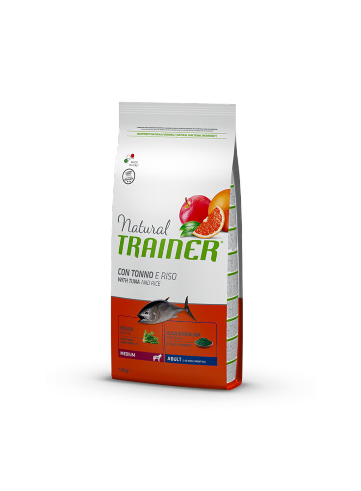 PROMO card - Trainer Natural Dog Medium 12kg Tonno
