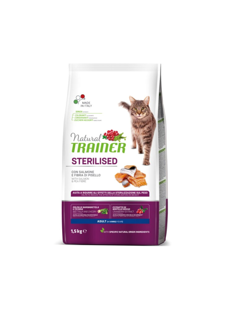 PROMO - Trainer Natural Cat SP: Sterilised Salmone