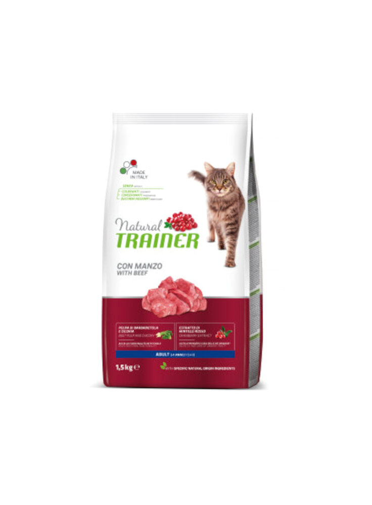 PROMO - Trainer Natural Cat Exigent 1,5kg Manzo