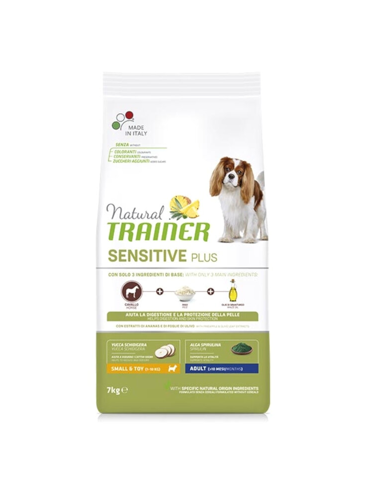 PROMO - TRAINER Natural DOG S&T 7Kg Cavallo SENSITIVE PLUS