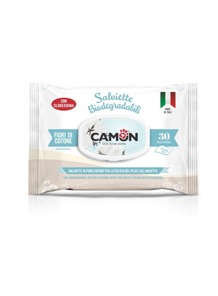 SALVIETTE BIO FIORI COTONE 30p (LA082)
