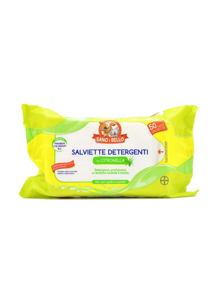 Salviette detergenti al Citronella 50 pz