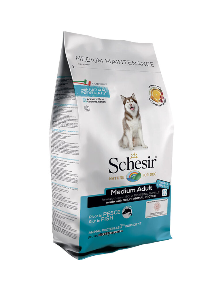 COD.2044108 SCHESIR DOG MEDIUM MAIN. PESCE 12Kg