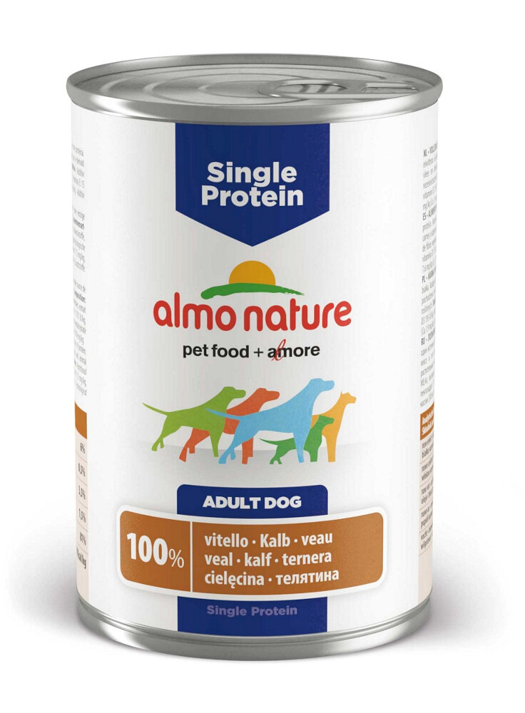 SINGLE PROTEIN - MONOPROTEICO DOG Vitello 400 g (194) - in esaurim.