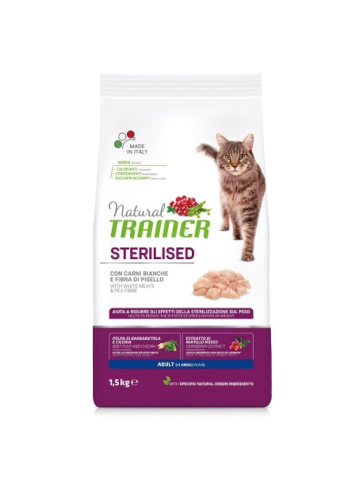 Trainer Natural Cat Sterilised Carni Bianche
