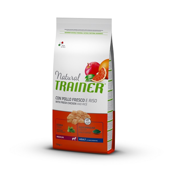 Trainer Natural Dog Medium Pollo, Riso e Aloe Vera