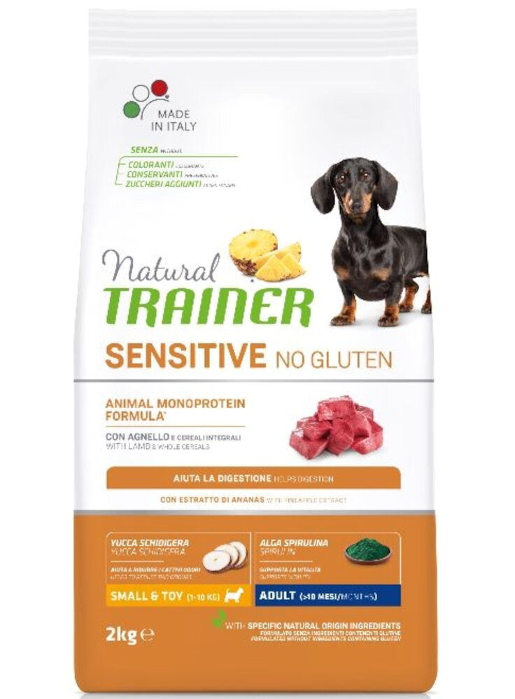 Trainer Natural Dog S&T Agnello Sensitive No Gluten