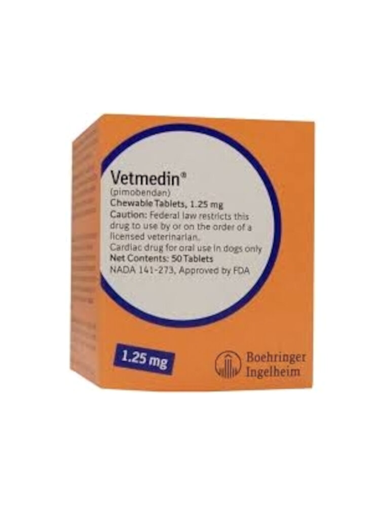 VETMEDIN CHEW 1,25mg 50 cpr appet. masticabili per cane