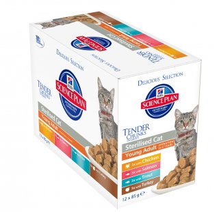 SP Feline Tender Adult Optimal Care MULTIPACK 10+2 12x85g (2118V - 604886)