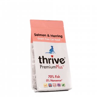 70% SALMON & HERRING 1,5Kg Thrive Cats PremiumPlus complete dry foods (THDCBS)