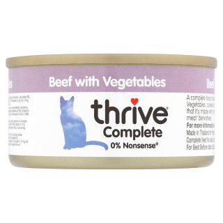 Beef with Vegetables - Complete Cats wet food Thrive (THCCFBV)