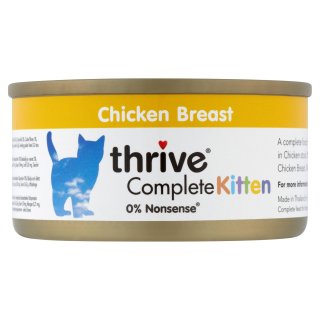 KITTEN CHICKEN BREAST - Complete Cats wet food Thrive 75g (THKCFC)
