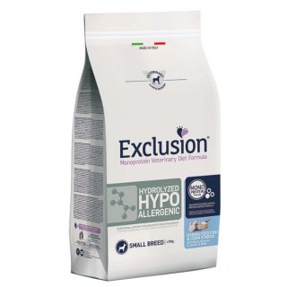 EXCLUSION DIET DOG HYDROLYZED HYPOALLERGENIC FISH & CORN STARCH SMALL 2kg