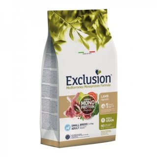 EXCLUSION MONOPROTEIN DOG ADULT LAMB MEDIUM 3kg