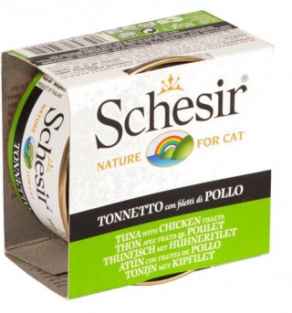 COD.1074012 SCHESIR CAT TONNO POLLO 85g - in esaurim.