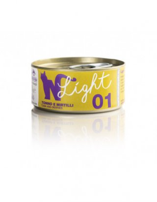 LIGHT 01 TONNO E MIRTILLI Lattina 70g x4pz - CAT