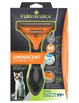 FURMINATOR spazzola MEDIUM PELO LUNGO 6,7cm - cane