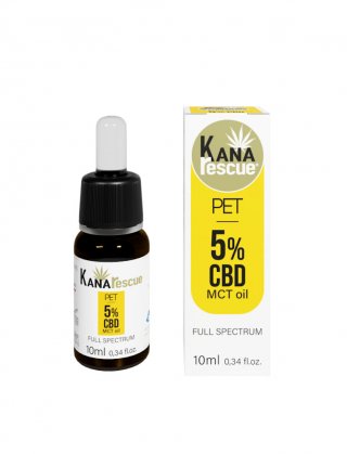 KANARESCUE 10ml - Bio hemp oil MCT CBD 5%