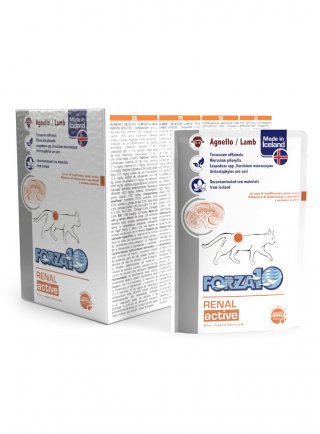 Forza 10 ACTIVE Renal Multipack 12 x100g mousse agnello in busta - gatto