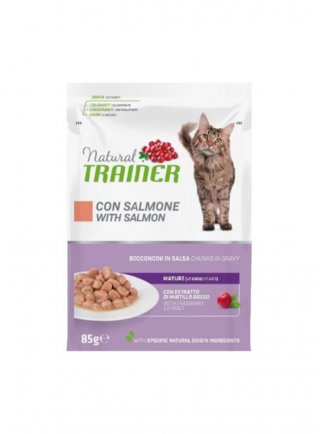 TRAINER Natural CAT MATURE Salmone busta 85g