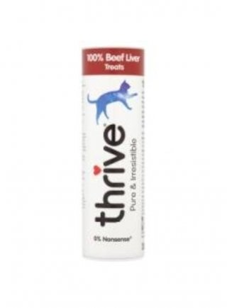 100% BEEF LIVER 35g Thrive Cats Treats (TCBLSC)