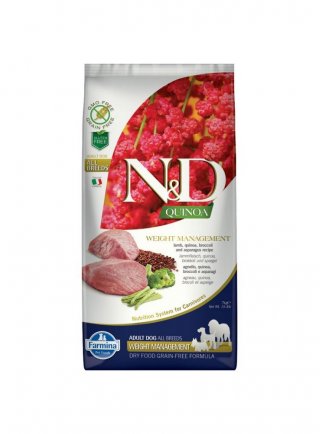 N&D FR Quinoa Canine - Weight Management Agnello & Broccoli & Asparagi Adult All Breeds