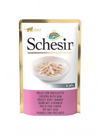 COD.1070251 SCHESIR CAT POLLO PROSCIUTTO 85g Busta - in esaurim.
