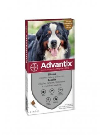 Advantix Spot On per cani 40-60 kg 4 pip. 6,0 ml