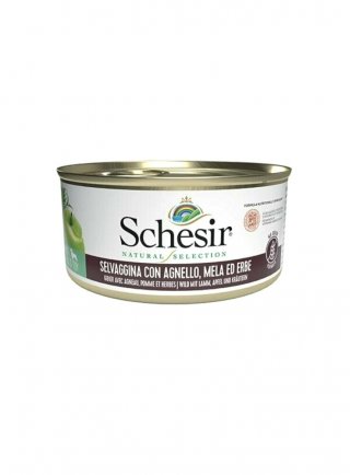 COD.1061505 SCHESIR DOG Nat. Selection SELVAGGINA E AGNELLO 95g