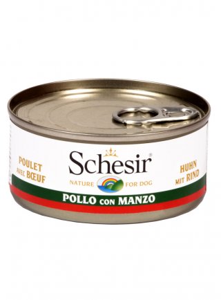 COD.1074254 SCHESIR DOG POLLO MANZO 150g