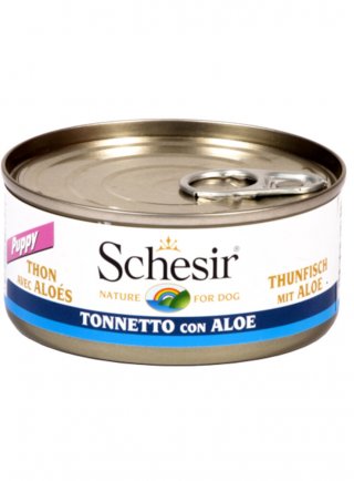 COD.1074262 SCHESIR DOG PUPPY TONNO ALOE 150g