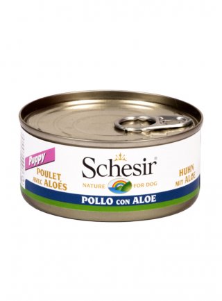 COD.1074263 SCHESIR DOG PUPPY POLLO ALOE 150g