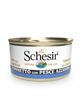 COD.1074281 SCHESIR CAT TONNO PESCE AZZURRO 85g - in esaurim.