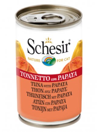 COD.1064638 SCHESIR CAT LATTINA TONNO PAPAYA 140g