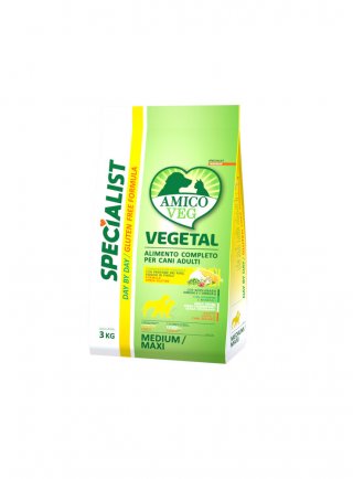 AMICO VEG ADULT MEDIUM-MAXI DAY BY DAY Riso 3Kg - Linea Specialist