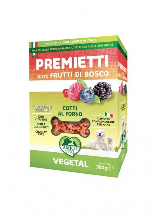 AMICO VEG biscotti PREMIETTI FRUTTI DI BOSCO 300g