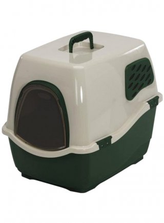 CASSETTA IGIENICA 50x40x42cm chiusa con filtro a carboni attivi BILL 1 F SALVIA toilette per gatto - in esaurim.